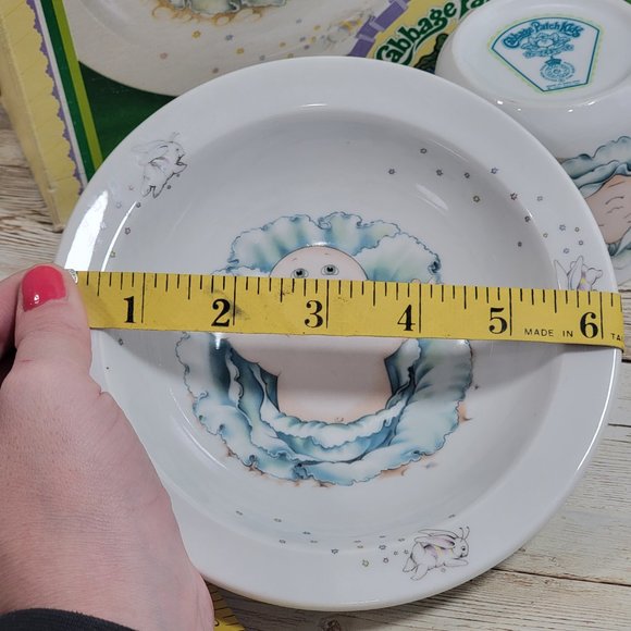 Cabbage Patch Kid 1985 First Edition Dish Set Plate Bowl Saucer - Picture 16 of 16